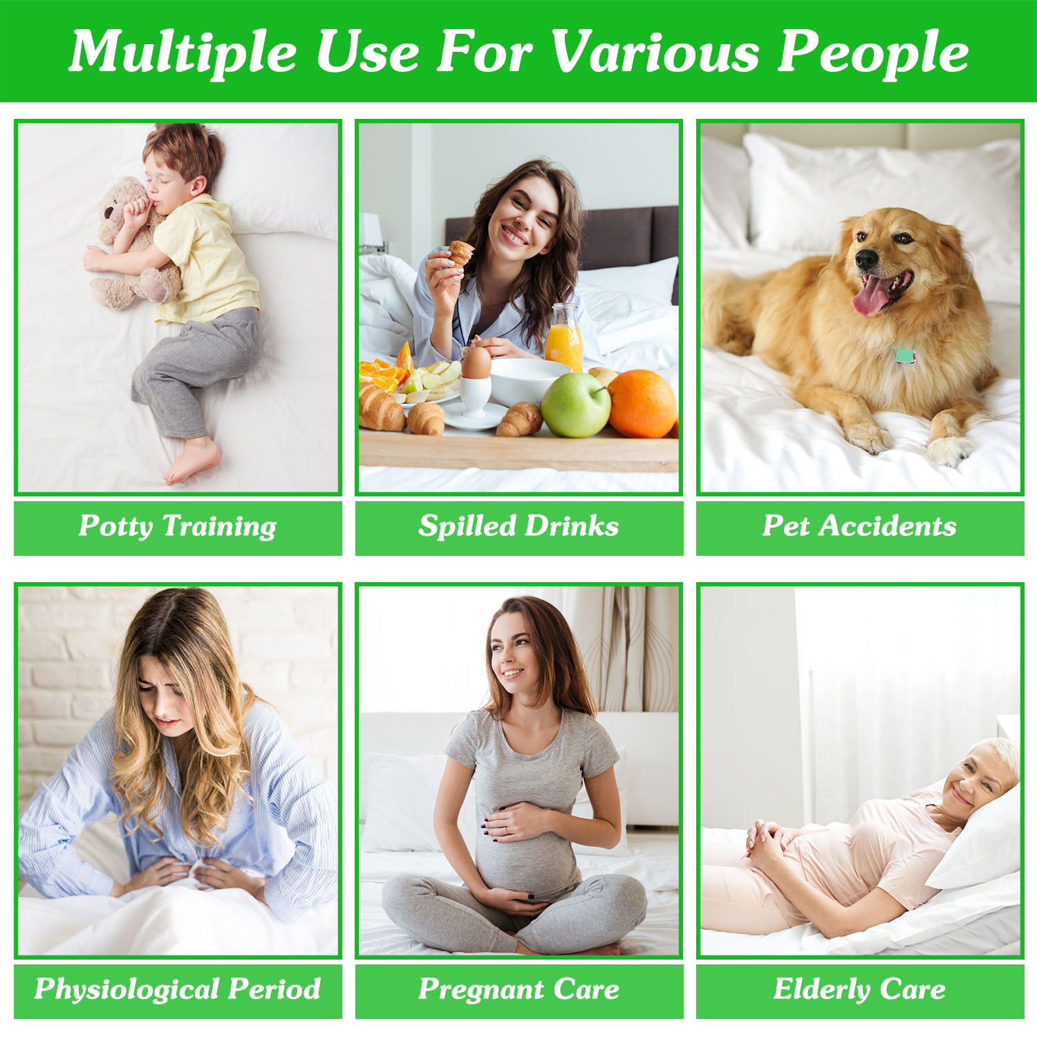 Full Size Waterproof Mattress Protector Breathable Soft Cotton Mattress Pad Cover With Elastic Deep Pocket Up To 11in Noiseless Machine Washable Bedding Mattress Pad