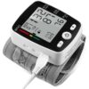 Wrist Blood Pressure Monitor Adjustable Automatic Wrist Cuff Voice Broadcast With 2 Users 180 Memory, Rechargeable Blood Pressure Monitors