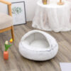 2 In 1 Dog And Cat Bed Pet Winter Bed Round Plush Warm Bed House Soft Long Plush Pets Bed Pet Products