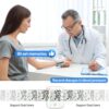 Wrist Blood Pressure Monitor Adjustable Automatic Wrist Cuff Voice Broadcast With 2 Users 180 Memory, Rechargeable Blood Pressure Monitors