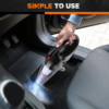 AN-Prime Mini Cordless Vacuum Cleaner Car Handheld Vacuum Power Suction USB Rechargeable