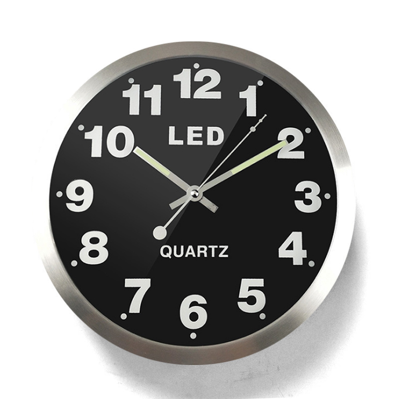 Luminous wall clock living room-Elegant Design