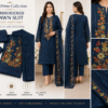 Elegant 3-piece embroidered lawn suit featuring premium fabric, detailed embroidery, and a matching dupatta