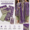 Elegant 3-piece embroidered lawn suit featuring premium fabric, detailed embroidery, and a matching dupatta