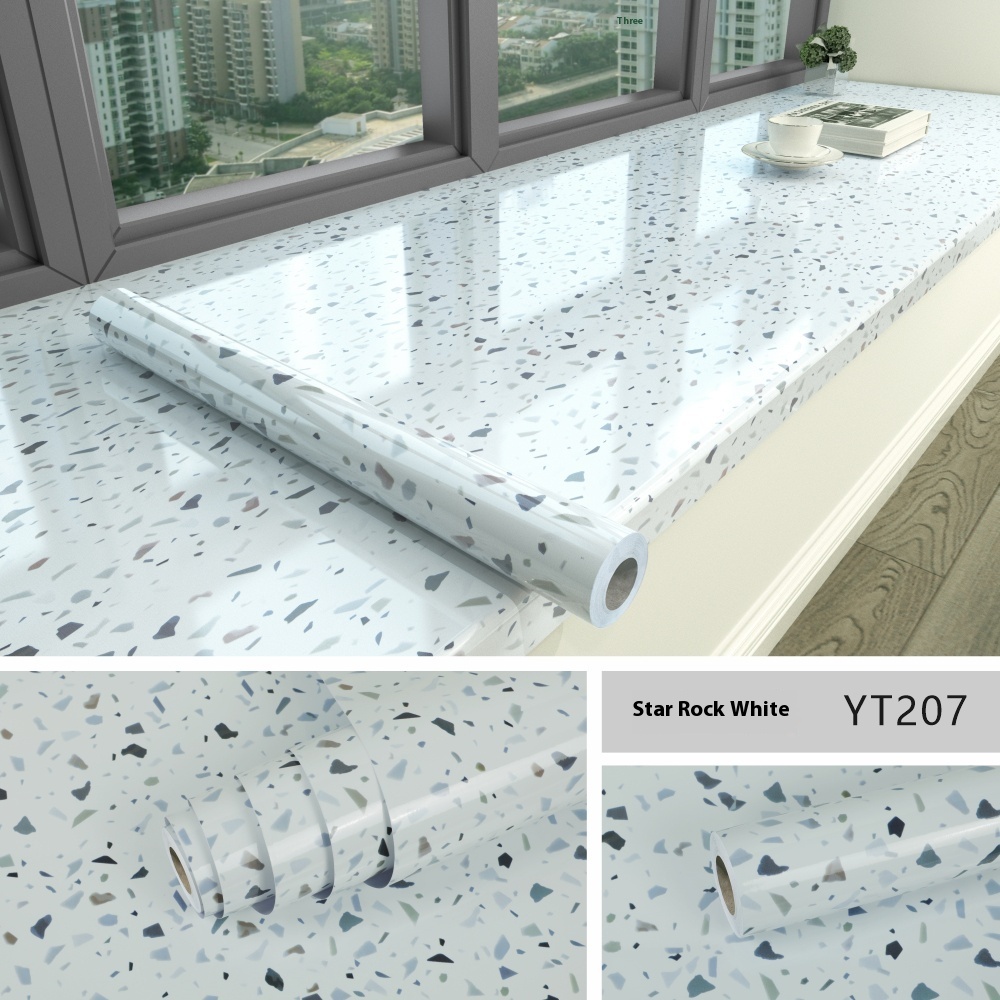 Kitchen Renovation Self-adhesive Cabinets Range Hood Thick Wallpaper, Kitchen, Counterpart, Wall and Table Decoration