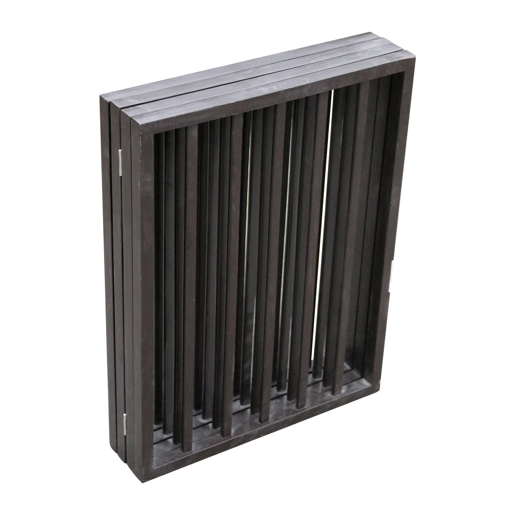 Pet Gate - Dog Gate For Doorways, Stairs Or House - Freestanding, Folding, Brown, Arc Wooden-Nice Design