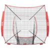 AN-Prime 7x7 Ft Baseball Softball Practice Net, Portable Baseball Training Net For Hitting Batting Catching Pitching, Backstop Baseball Equipment Training Aids (Net Only)