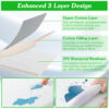 Full Size Waterproof Mattress Protector Breathable Soft Cotton Mattress Pad Cover With Elastic Deep Pocket Up To 11in Noiseless Machine Washable Bedding Mattress Pad