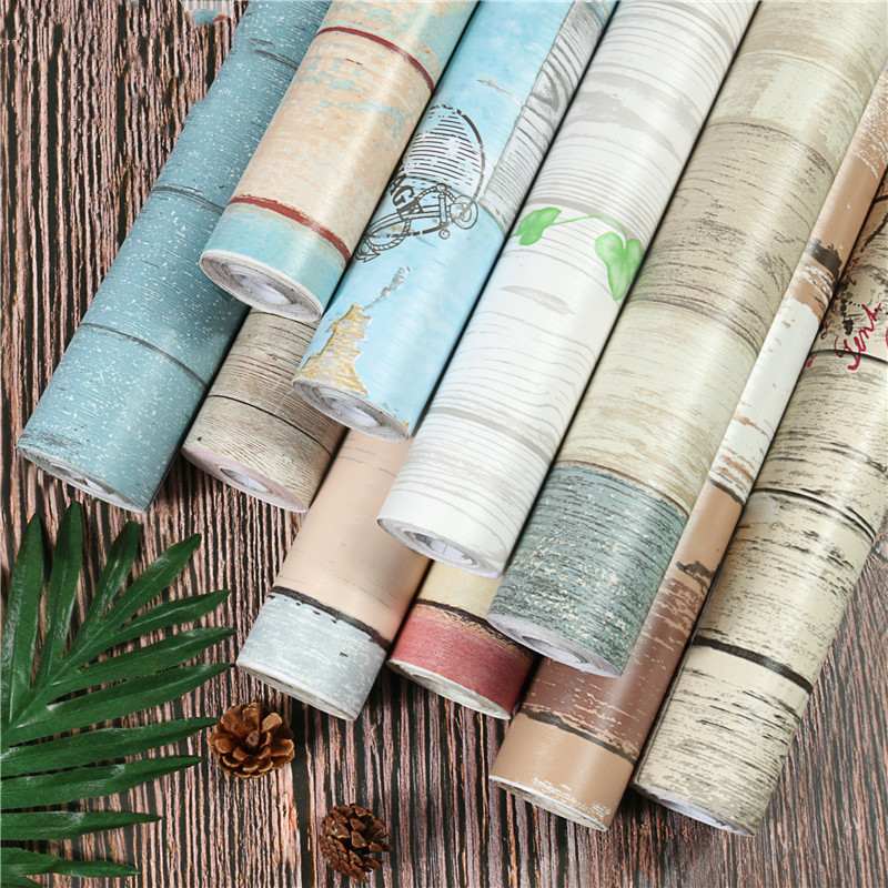 Antique Striped European Wallpaper Waterproof and  Heat Resistant