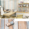 Antique Striped European Wallpaper Waterproof and  Heat Resistant
