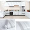 Thickened Marble  Wall Paper for Kitchen Countertops, Backsplash, Bathroom & Home Déco