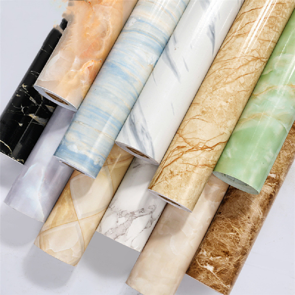 Thickened Marble  Wall Paper for Kitchen Countertops, Backsplash, Bathroom & Home Déco