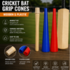 Cricket Bat Grip Cone Set – Wooden & Plastic Grip Applicator Tool