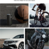 AN-Prime  AT004 Smart Portable Tire Air Pump For Cars, Motorcycles, Bicycles And Balls With Pressure Gauge And LED Screen For Fast Inflation