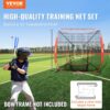 AN-Prime 7x7 Ft Baseball Softball Practice Net, Portable Baseball Training Net For Hitting Batting Catching Pitching, Backstop Baseball Equipment Training Aids (Net Only)