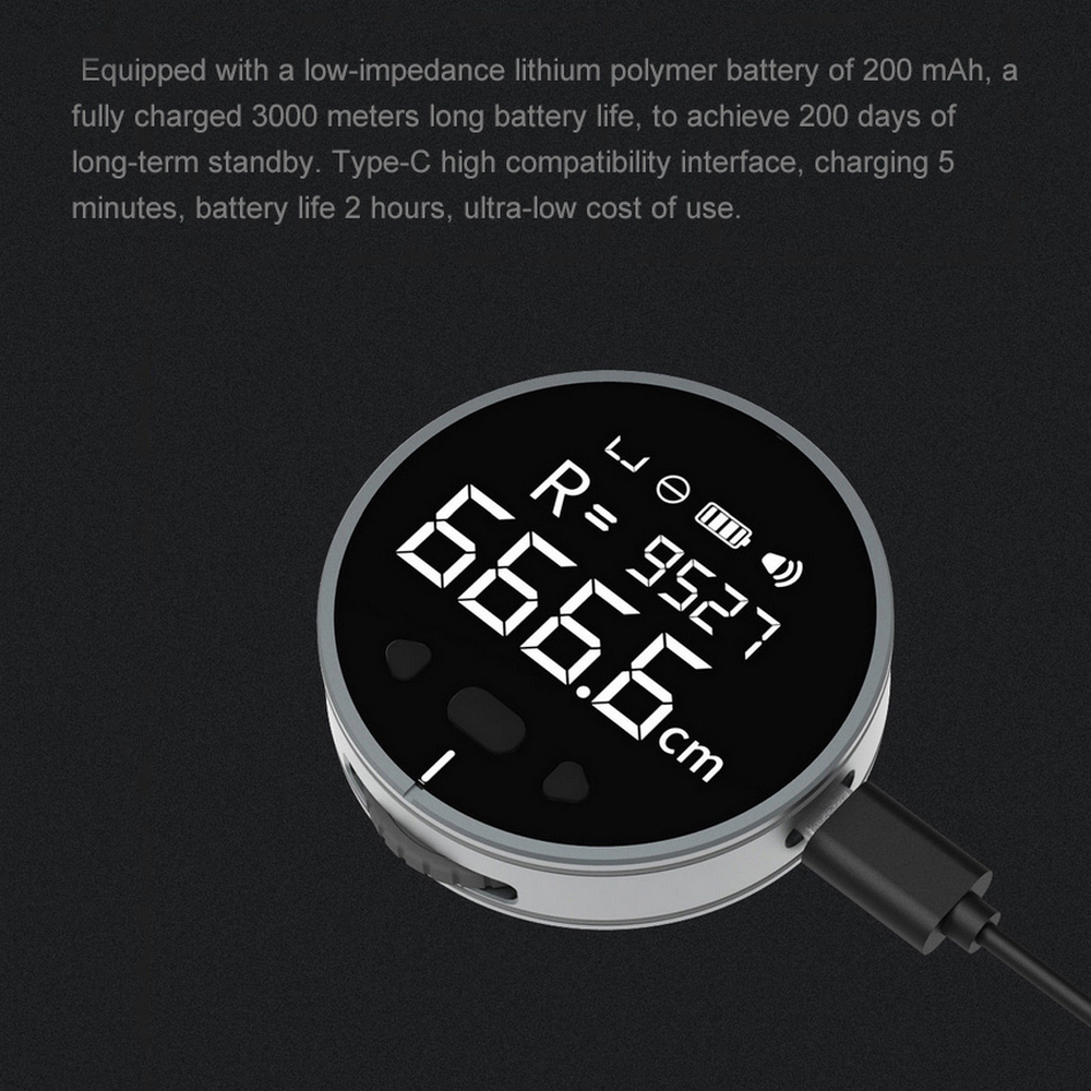 Electronic Measuring Ruler Tape Measure High Definition Digital LCD High Precision Electronic Measuring Ruler Tool