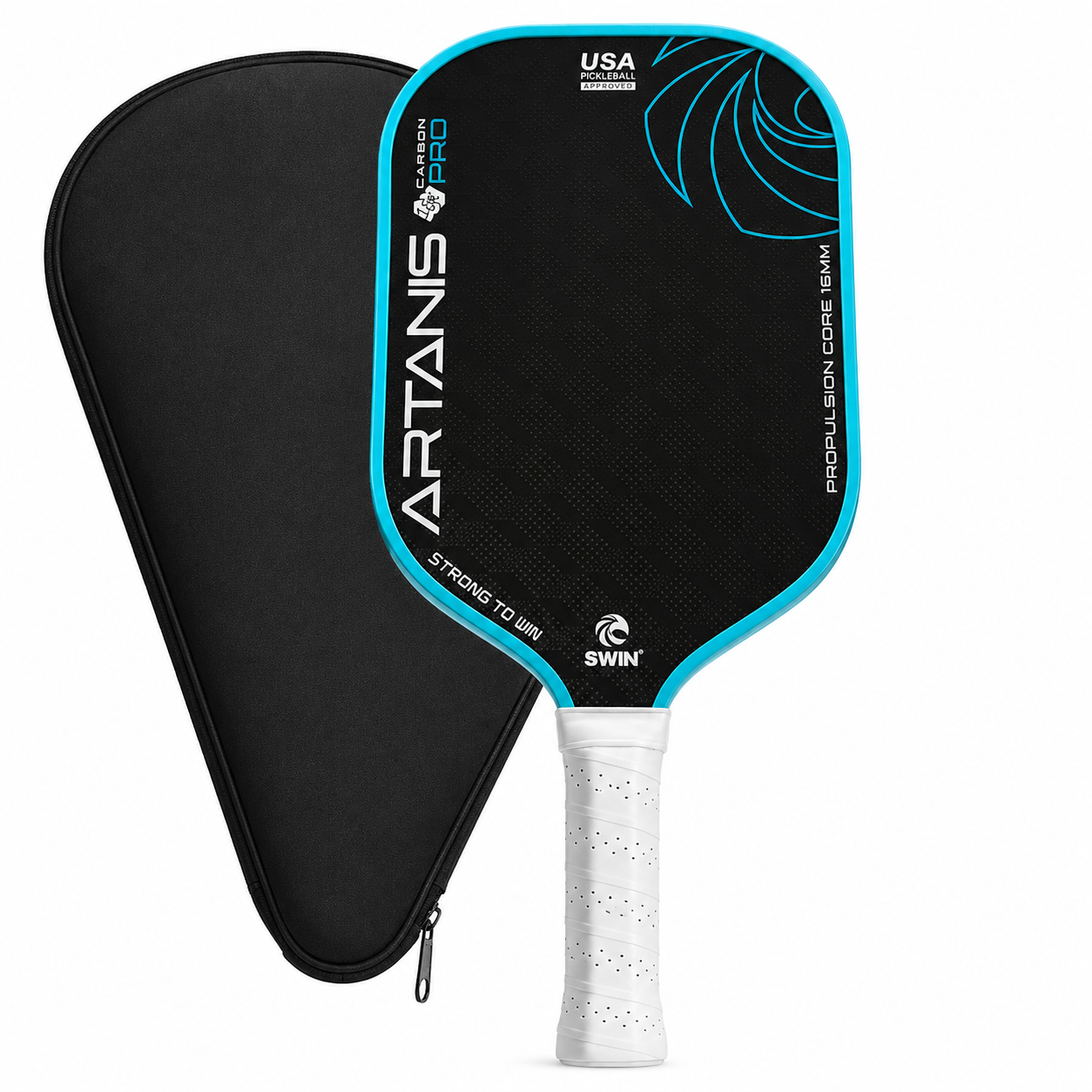 RTANIS Pro Carbon Fiber Pickleball Paddle – T700 3K Frosted Surface, 10.5mm Polymer Core, Lightweight 245g, Adult Professional Pickleball Racket with Protective Cover