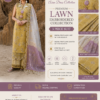 Pakistani Designer Lawn 3PCS Unstitched Embroidered Women Dresses