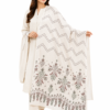 Elegant Handmade Kashmiri Embroidered Mini-Shawl/Stallar - 80 × 30 Inches