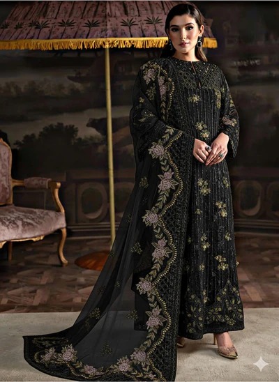 Pakistani Designer Fancy Wedding and Party Dresses - Unstitched Dresses